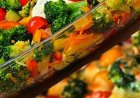 Creamy Baked Broccoli with Tomatoes and Kale