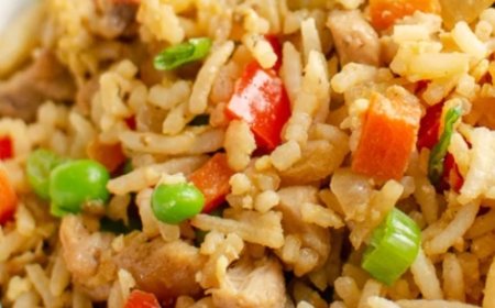 Garlic Chicken Fried Rice