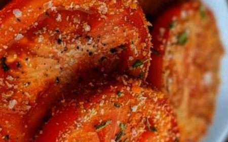 Alright, so I usually use green tomatoes, but these tasted much better!