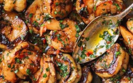 Chimichurri shrimp