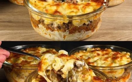 Cheesy Beef and Macaroni Casserole Recipe