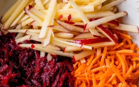 Beetroot, Carrot, Apple & Ginger Juice: A 100% Detox, Natural Immune & Energy Booster