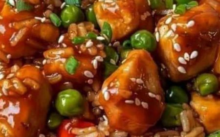 Sweet and Sour Chicken with Fried Rice