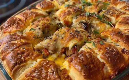 Savory Crescent Roll Bake Recipe