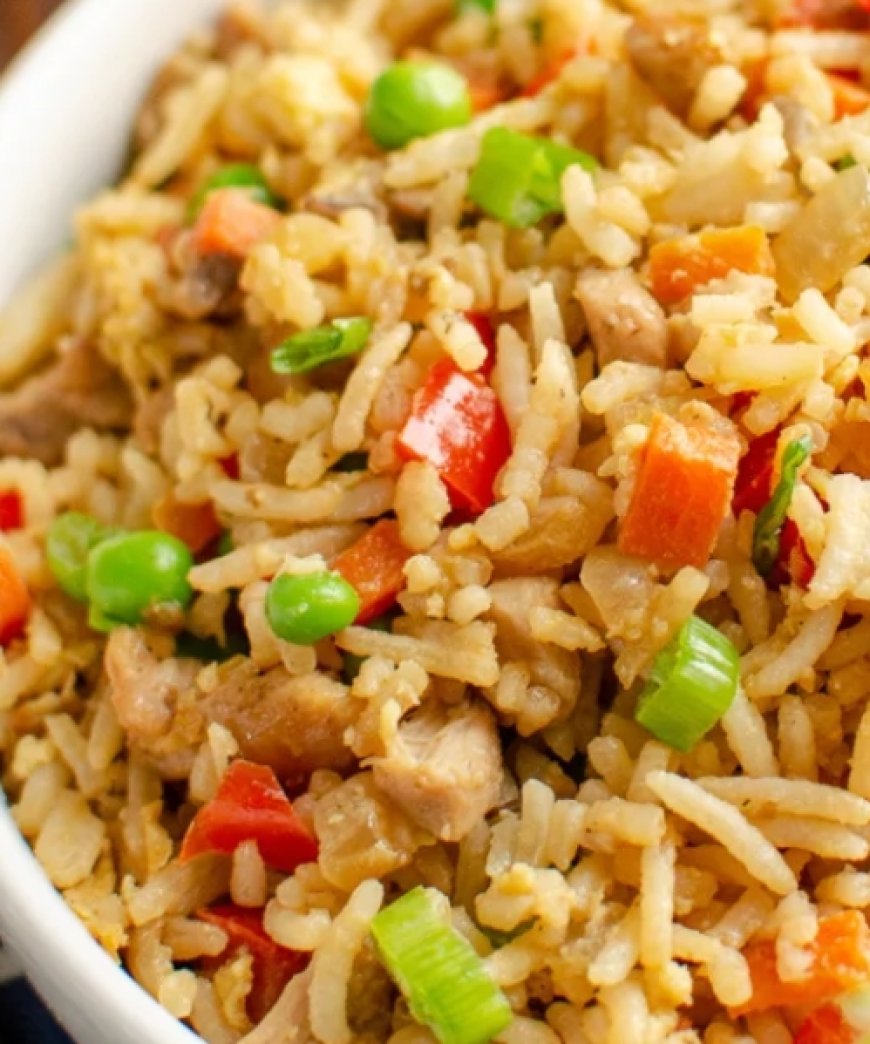 Garlic Chicken Fried Rice