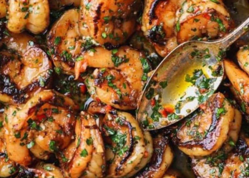 Chimichurri shrimp