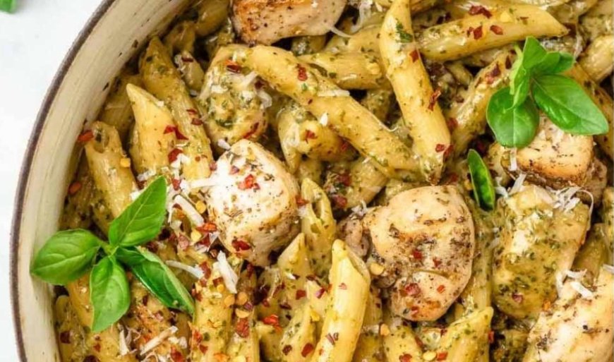 Chicken pesto pasta