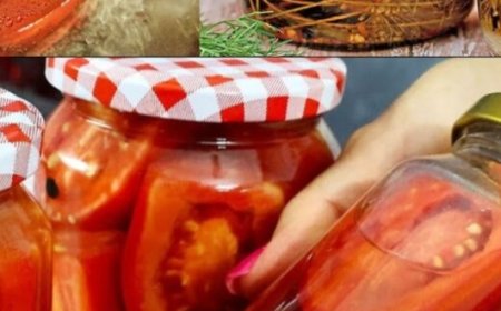 Grandma’s Recipe for Preserving Tomatoes in Jars Without Chemicals
