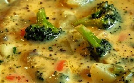 Soupe au brocoli et aux pommes de terre