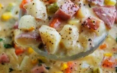 Smoked Ham, Potato & Corn Chowder