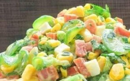 Cucumber and Corn Salad