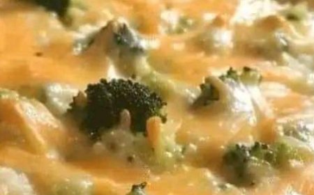 Broccoli Cheese and Rice Casserole