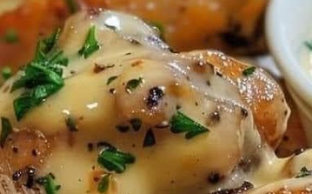 Creamy Garlic Parmesan Chicken Wings