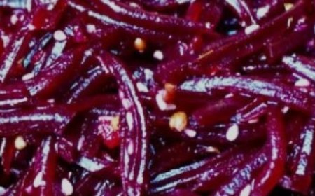 Flying Salad: Korean-Style Beetroot Salad