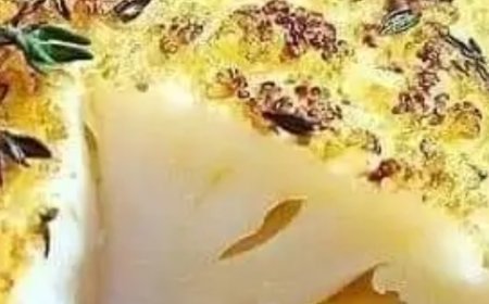 Whole Roasted Cauliflower With Butter Sauce