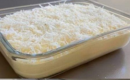 Coconut and Sweetened Milk Dessert in 15 Minutes