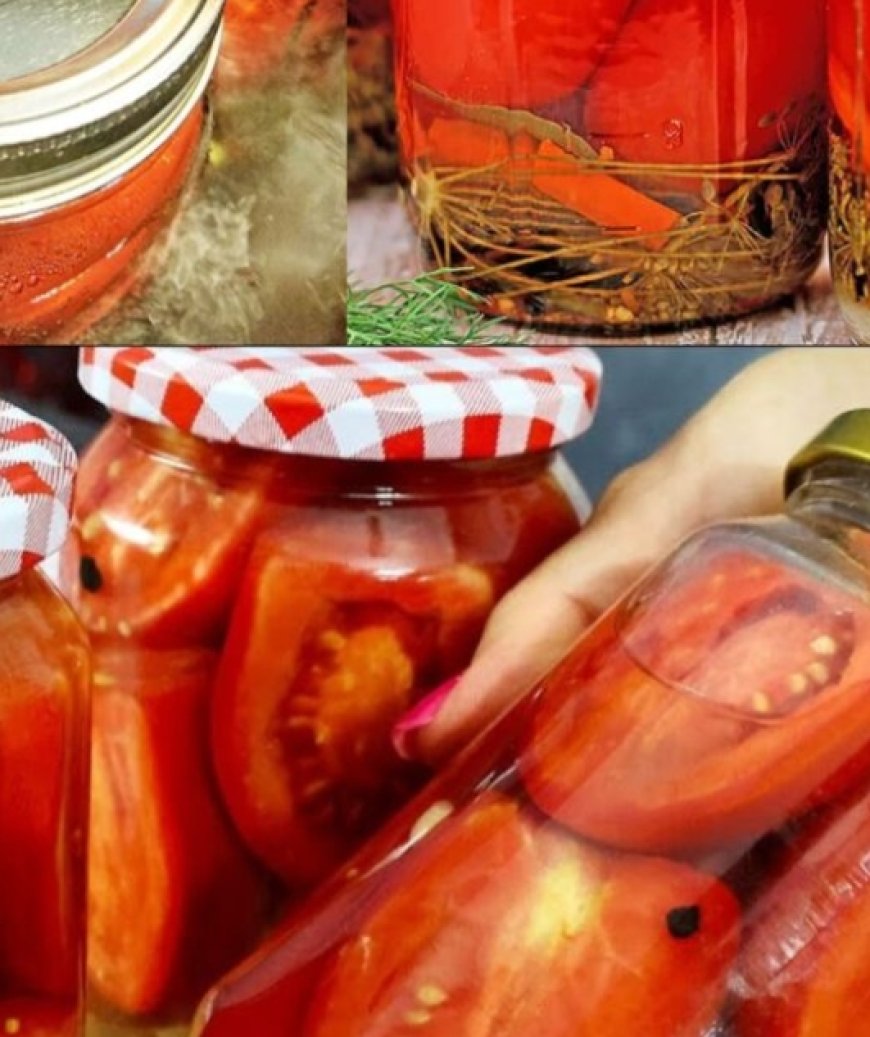 Grandma’s Recipe for Preserving Tomatoes in Jars Without Chemicals