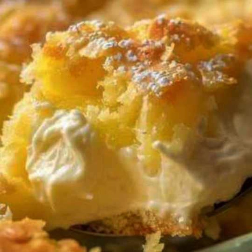 4 Ingredients Lemon Cream Cheese Dump Cake Save