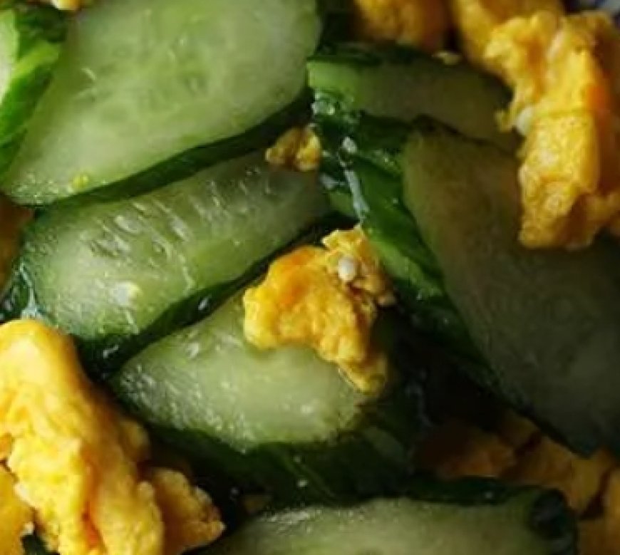 Energizing Cucumber and Egg Salad for Weight Loss