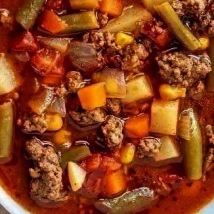 VEGETABLE BEEF SOUP