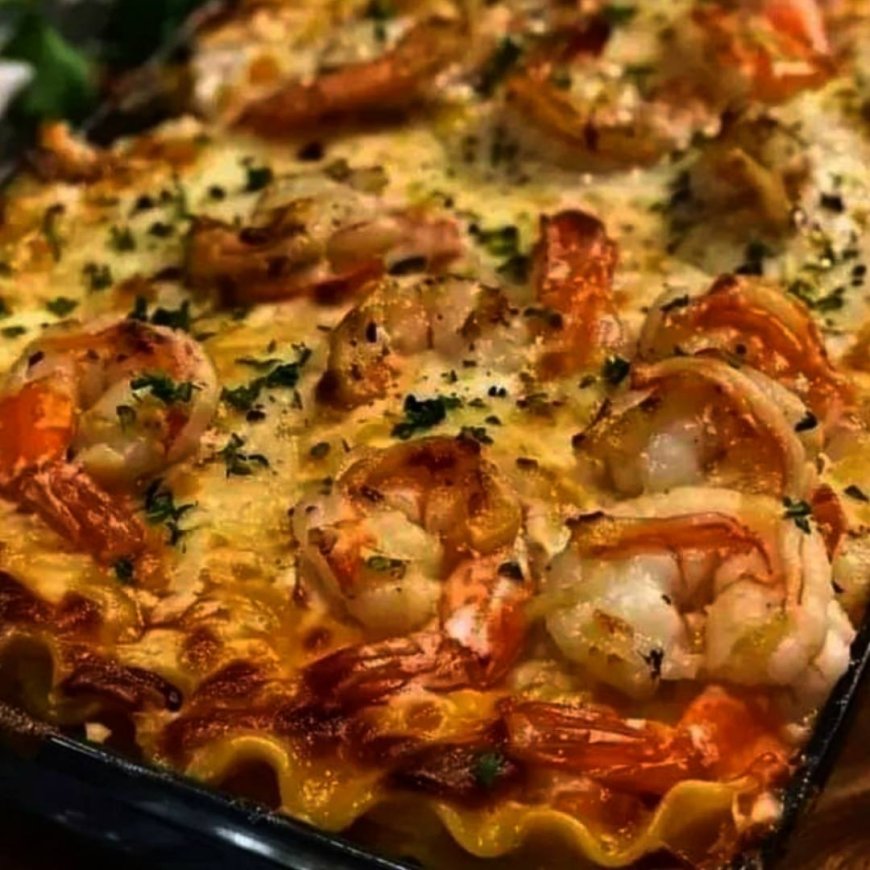 *Shrimp Alfredo Lasagna*