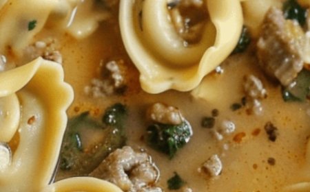 Creamy Tortellini Soup