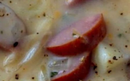 KIELBASA SOUP WITH POTATOES RECIPE