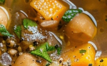 Greek Chickpea Soup with Lemon (Revithia)