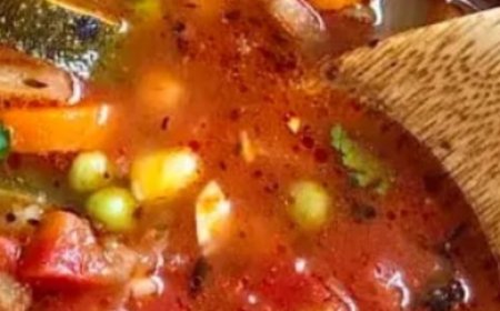 Loaded Vegetable Soup Infused with Freshness