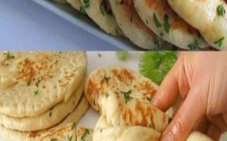 Homemade Garlic Herb Flatbread