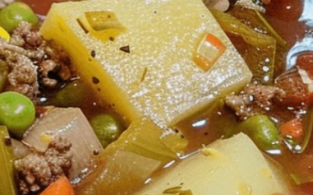 Ground Beef Vegetable Soup