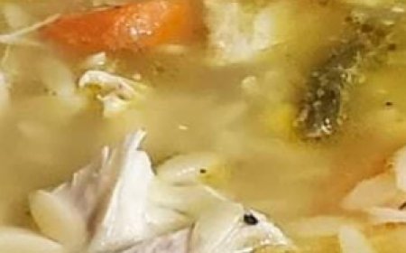 Vermicelli with chicken and lemon