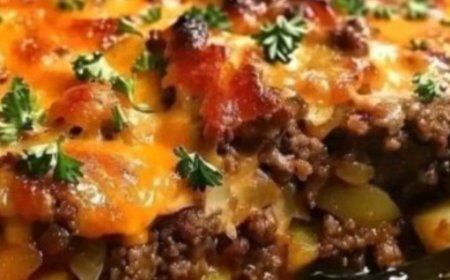 Cowboy Steak and Potato Casserole
