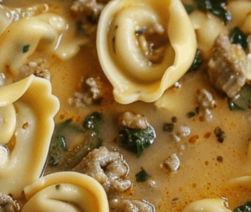 Creamy Tortellini Soup