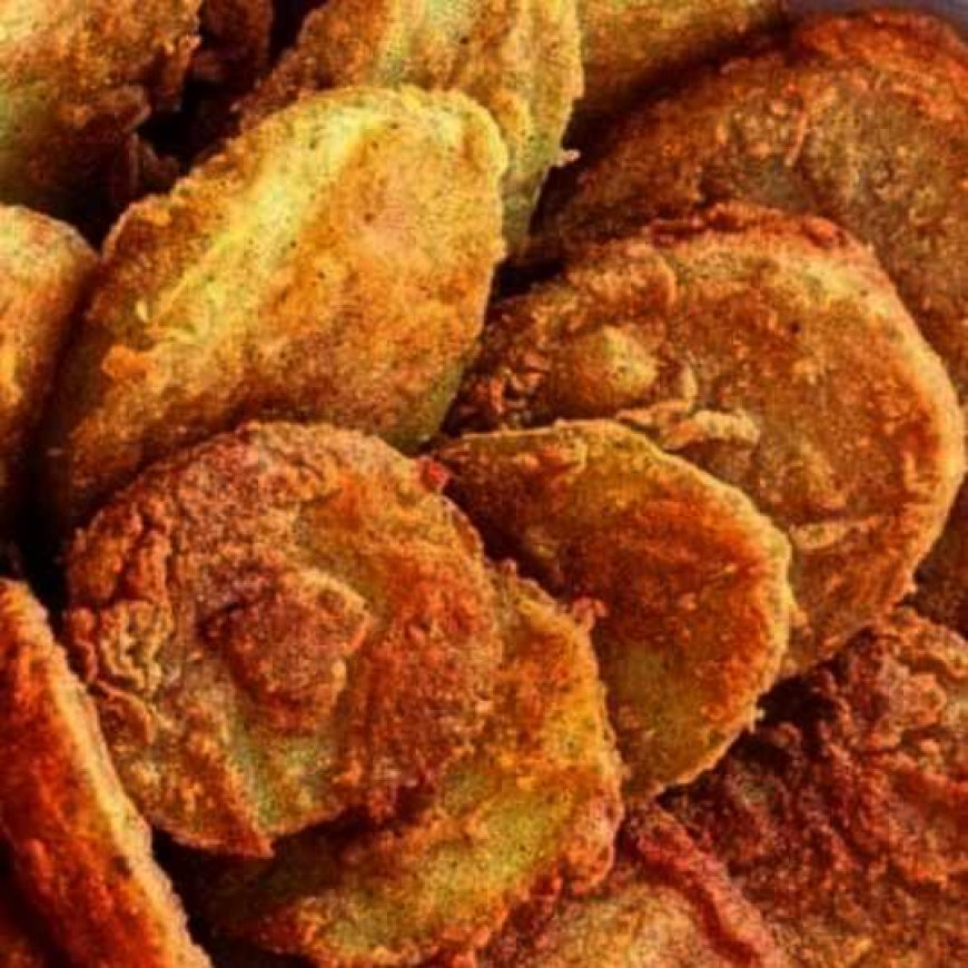 Homemade Crunchy Fried Pickles