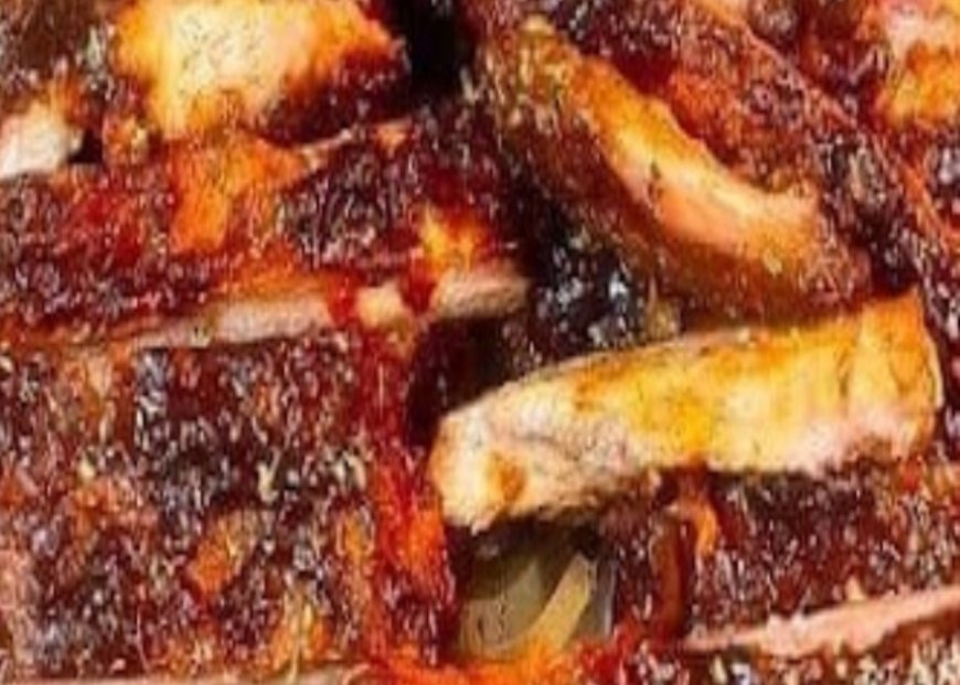 Ribs with Honey Garlic Ingredients Four