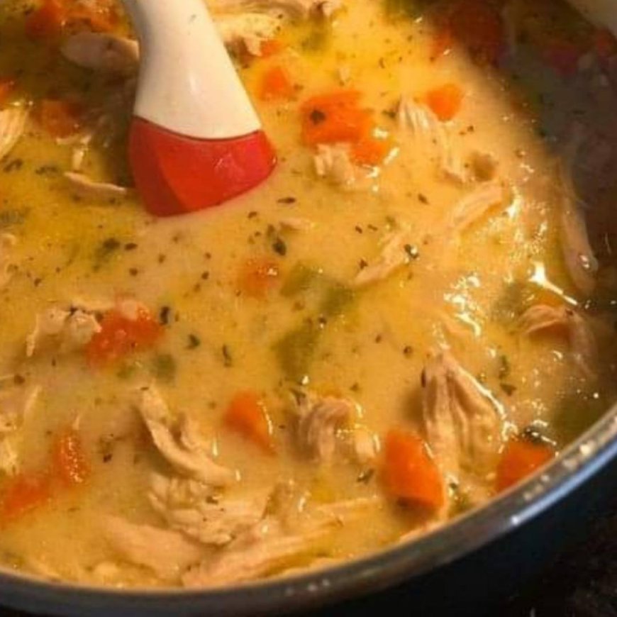 Ranch Chicken and Rice Soup