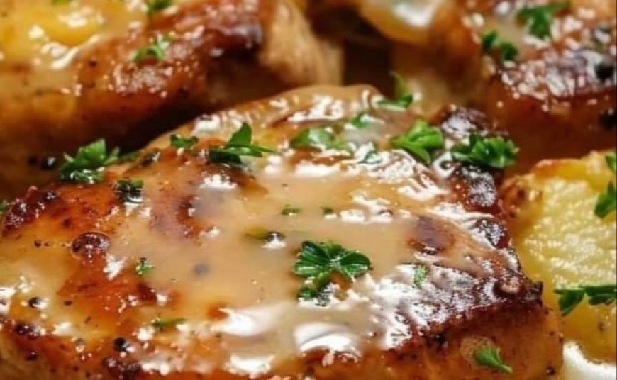 Pork Chops with Scalloped Potatoes