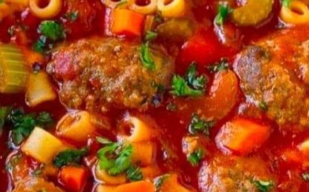 Italian Meatball Soup Recipe
