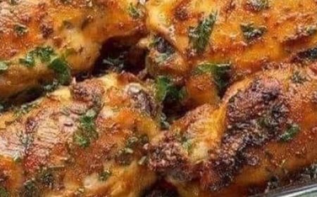 Baked Chicken Thighs