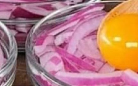Blood Sugar Lowering Recipe: Red Onions and Eggs