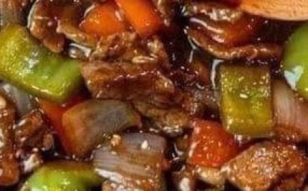 Chinese pepper steak with onions! *