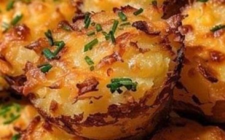 Rondelles de pommes de terre au four au fromage