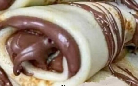 Chocolate Filled Crepes