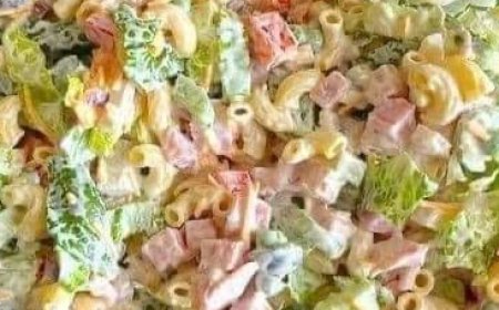 LAYERED PASTA SALAD