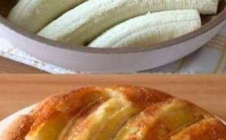 Upside-Down Banana Cake
