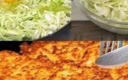 Delicious Cabbage and Egg Fritters