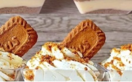 Biscoff Cookie and Cream Dessert Cups