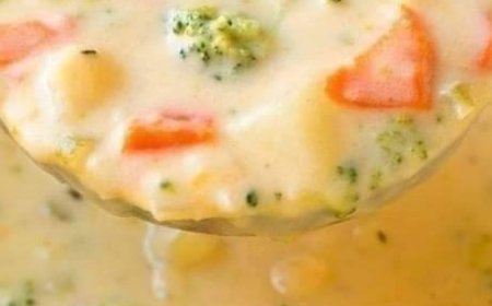 Slow Potato Soup Broccoli Cheddar
