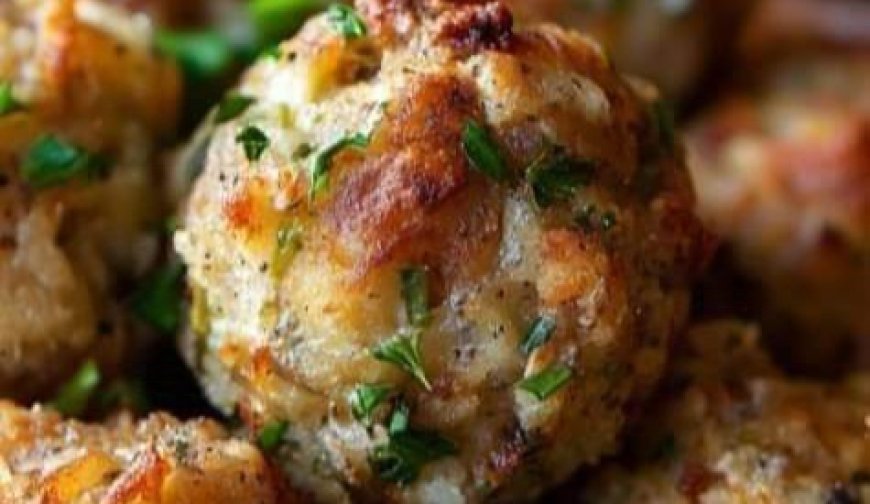 Balls of stuffing for turkey Ingredients: